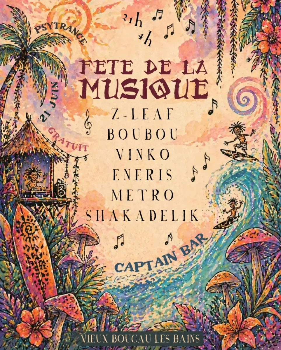 Fête de la Musique psytrance au Captain Bar