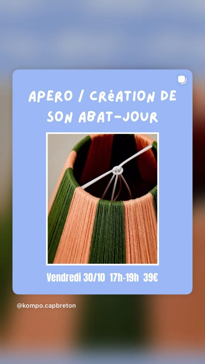 Taller: Crea tu propio abat-jour con L'Atelier de Noémie