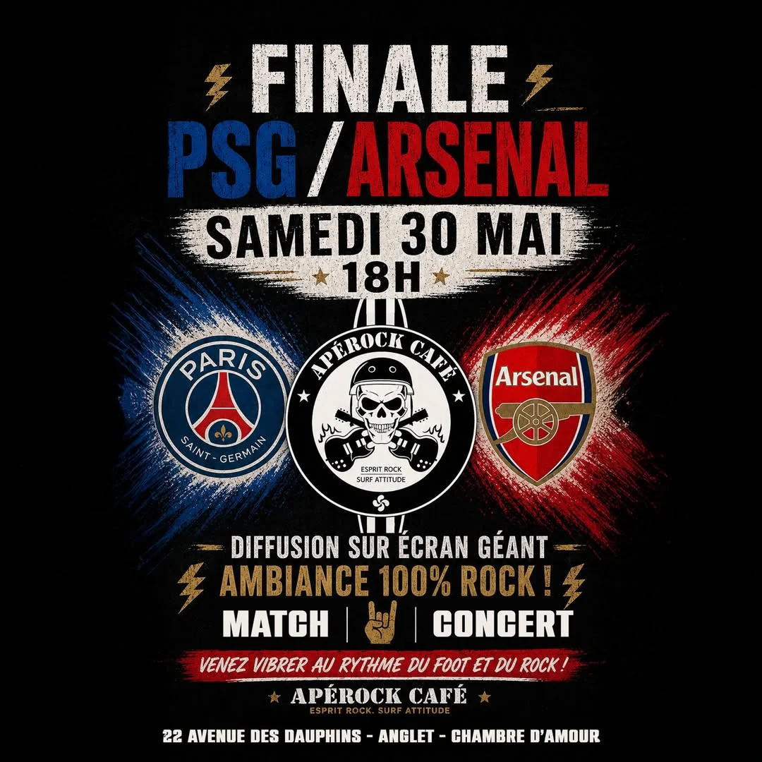Finale Ligue des Champions PSG–Arsenal en direct + concerts (MADD & DISCOZERO)