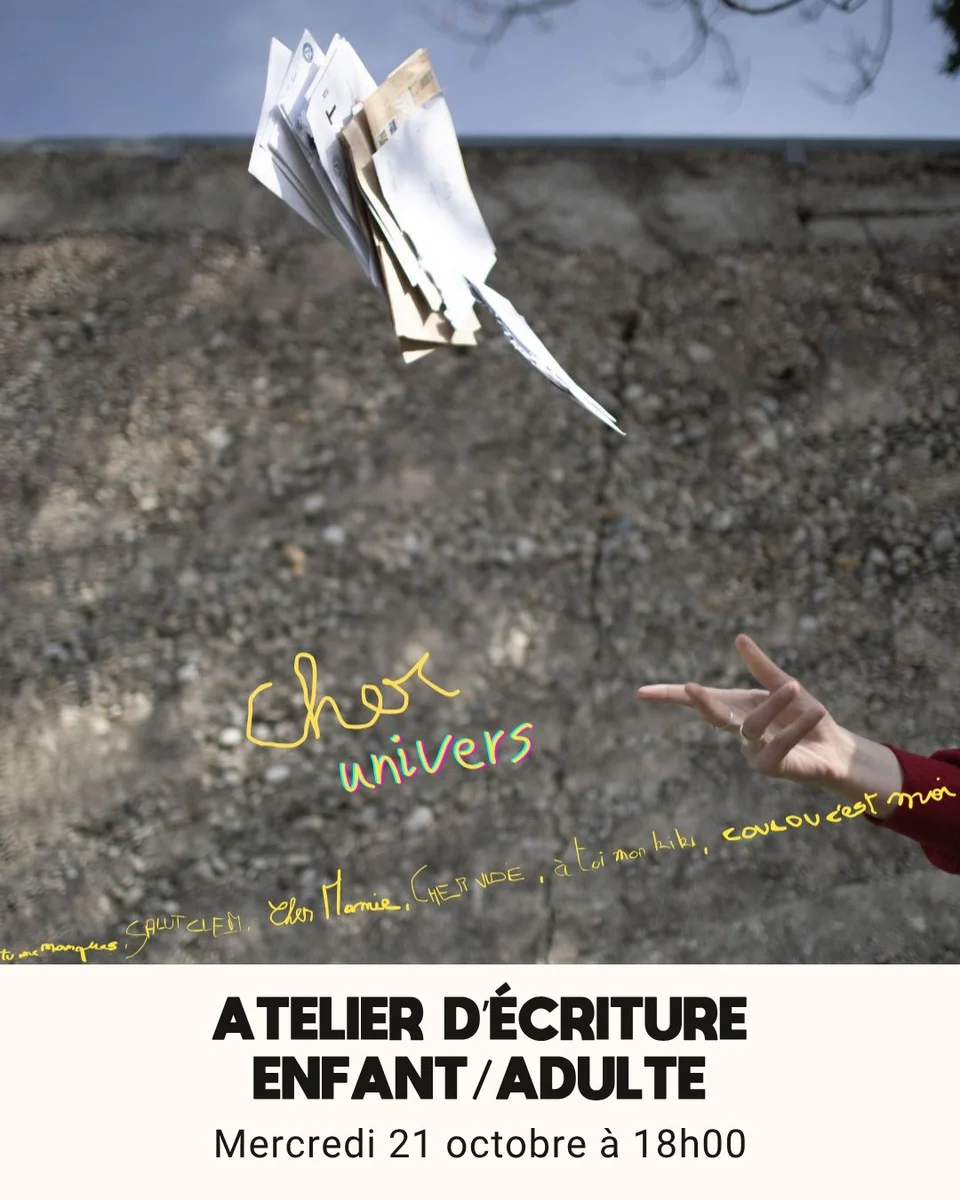 Atelier d'écriture enfant/adulte