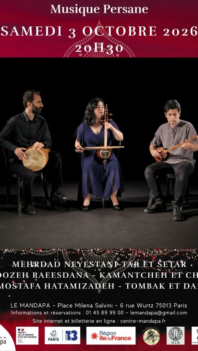 Concert de musique persane au Centre Mandapa