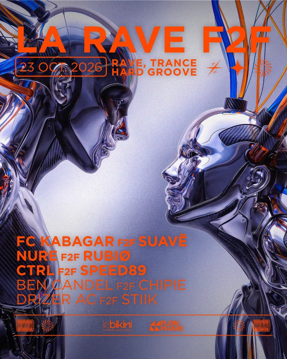 F2F rave night with @plein.phare and 5 brand-new duos - Le Bikini Toulouse