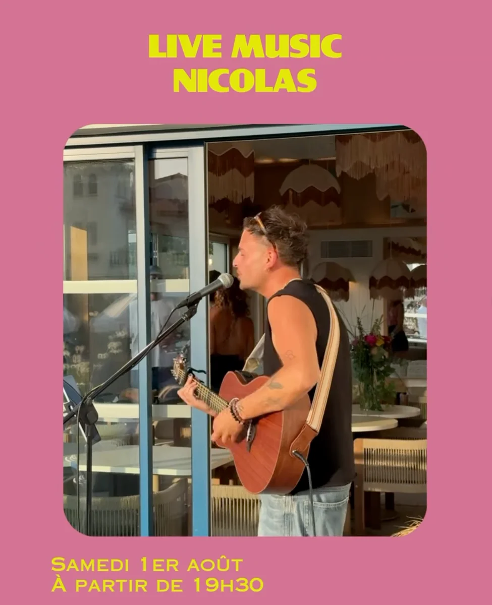 Soirée live avec Nicolas - Pop/Variété à La Centrale Hossegor