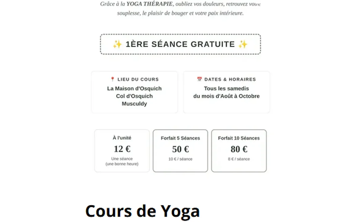 Yoga thérapie