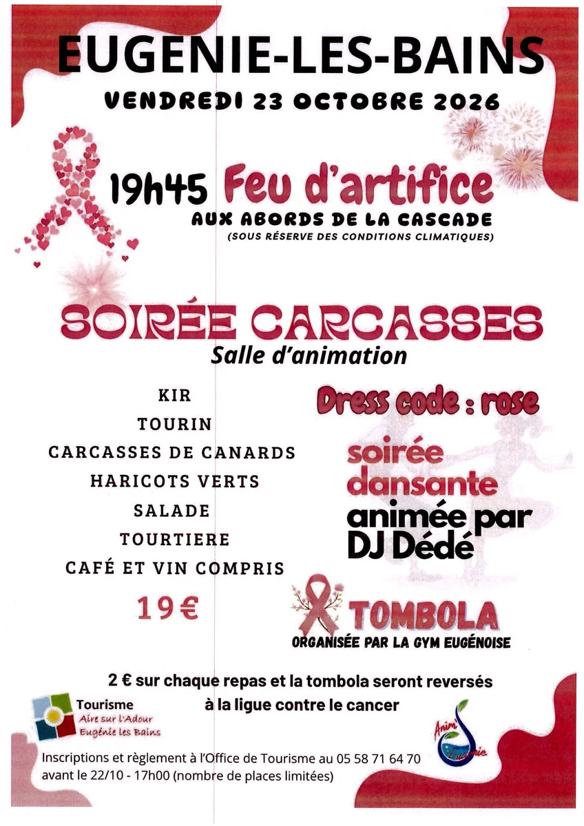 Carcass evening in Eugénie les Bains