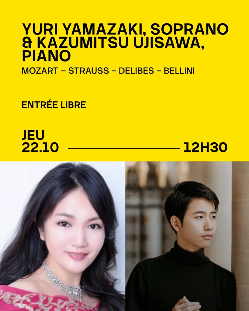 Midi & Demi Concert: Yuri Yamazaki, soprano & Kazumitsu Ujisawa, piano