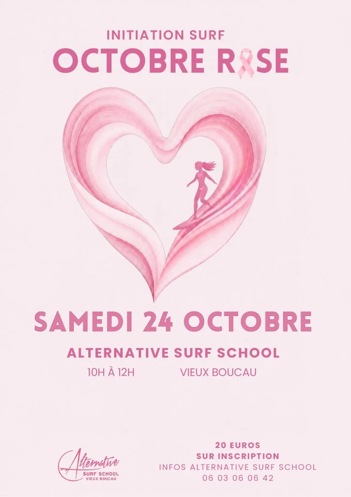 Iniciación al surf - Octubre Rosa