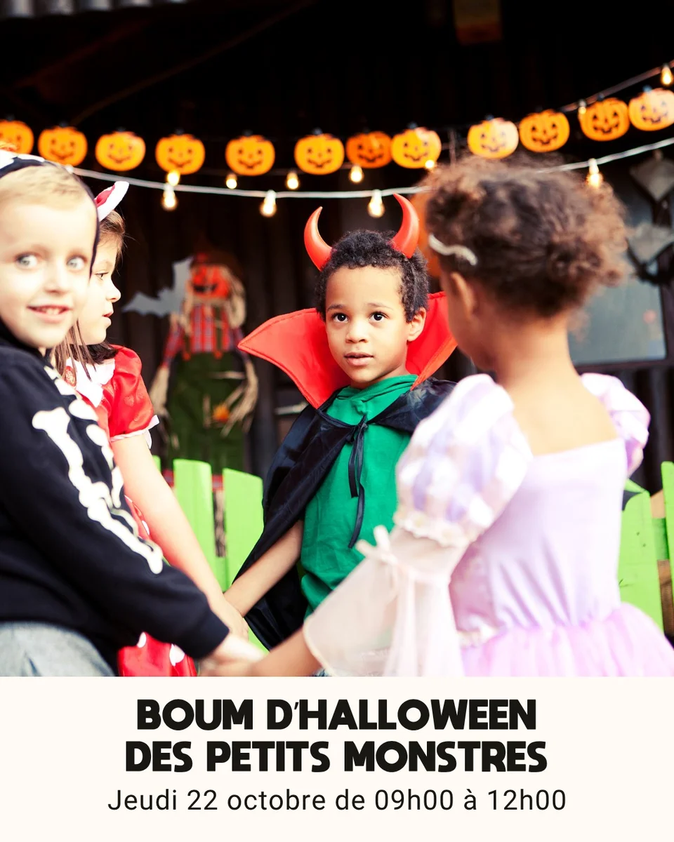 Boum d'Halloween des petits monstres