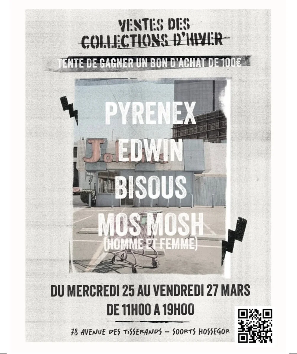 Venta de colecciones de invierno (Pyrenex, Edwin, Bisous, Mos Mosh)