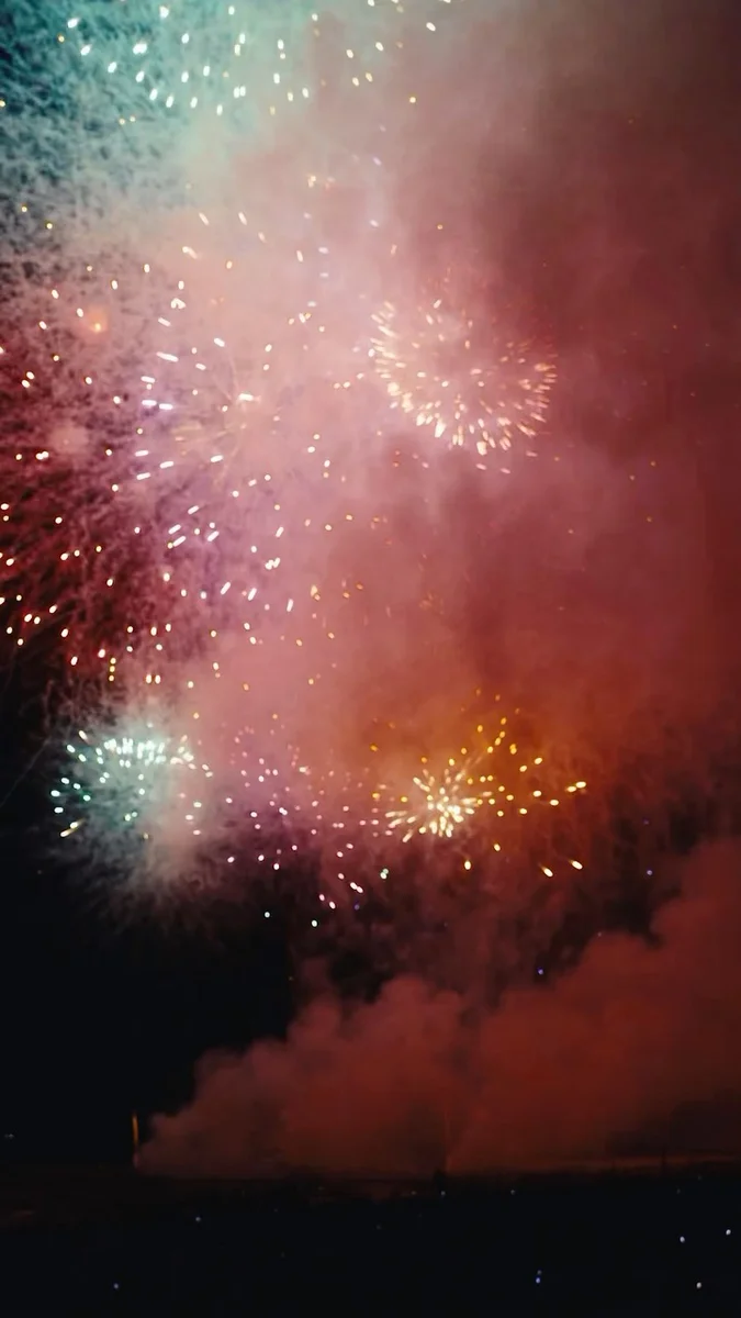 Feu d'artifice du 14 juillet à Anglet
