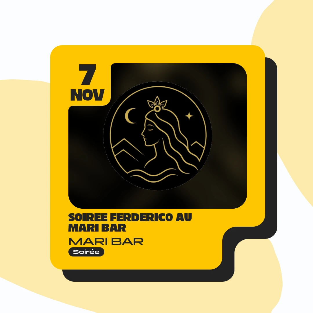 Soirée FERDERICO au Mari Bar