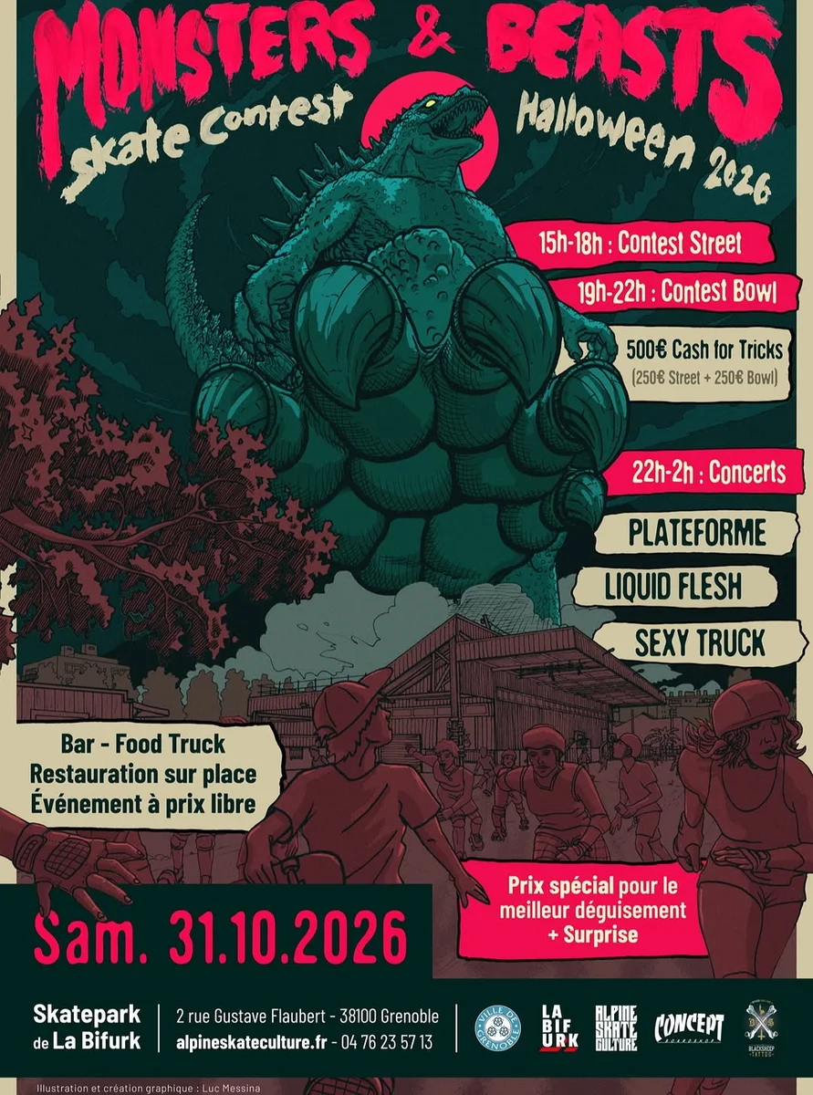 Concurso Street Halloween - Skatepark La Bifurk