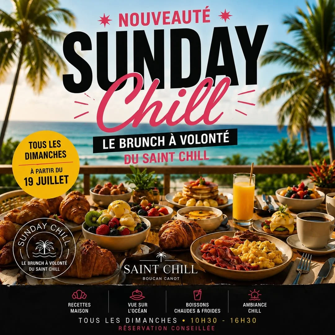Sunday Chill : Brunch à volonté face à l'océan