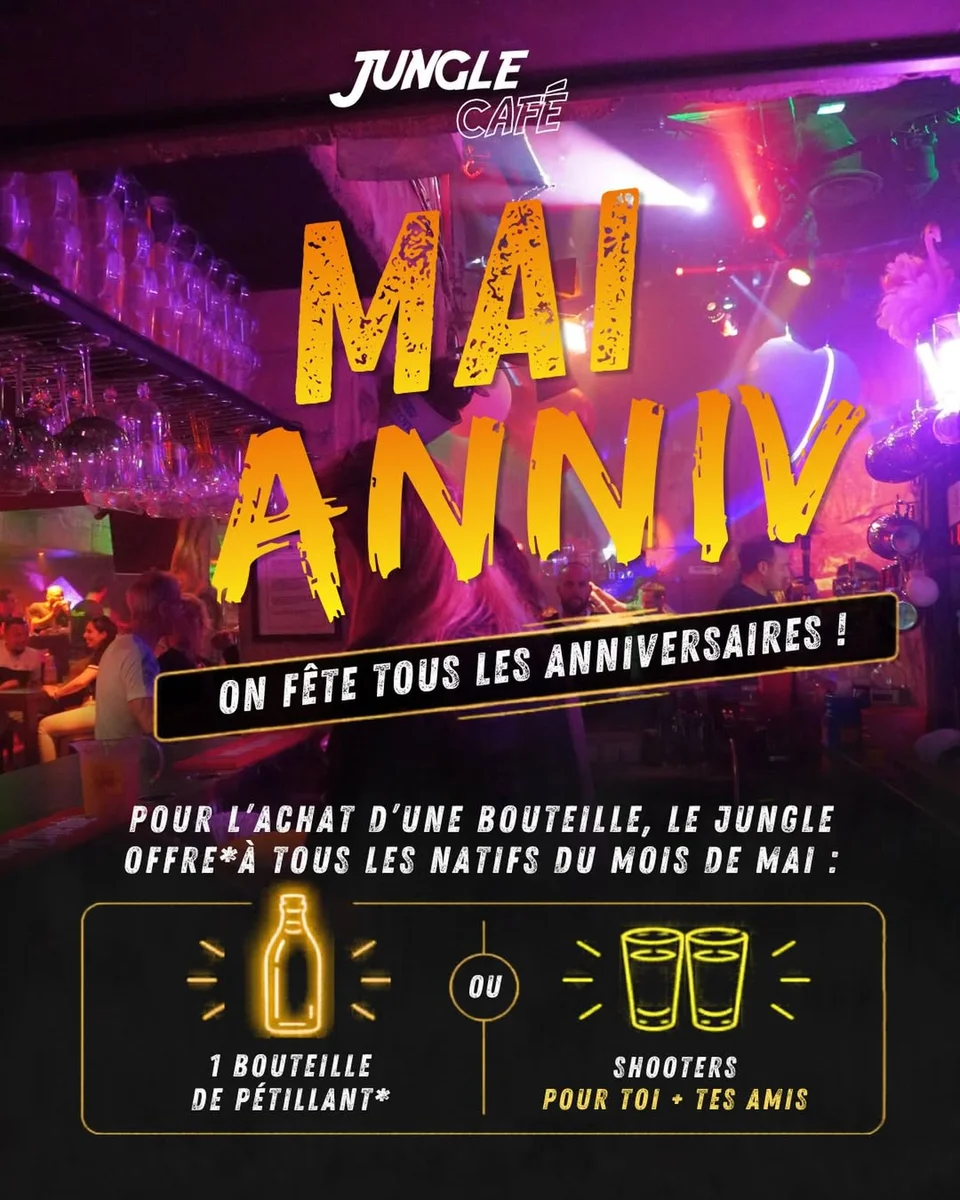 Mai Anniv’ au Jungle Café