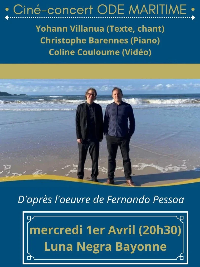 Ciné-concert « Ode Maritime » (Pessoa) à Luna Negra