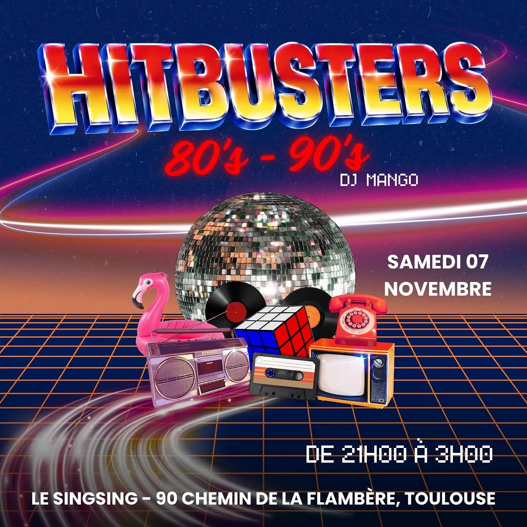 HITBUSTERS – Noche de los 80/90!