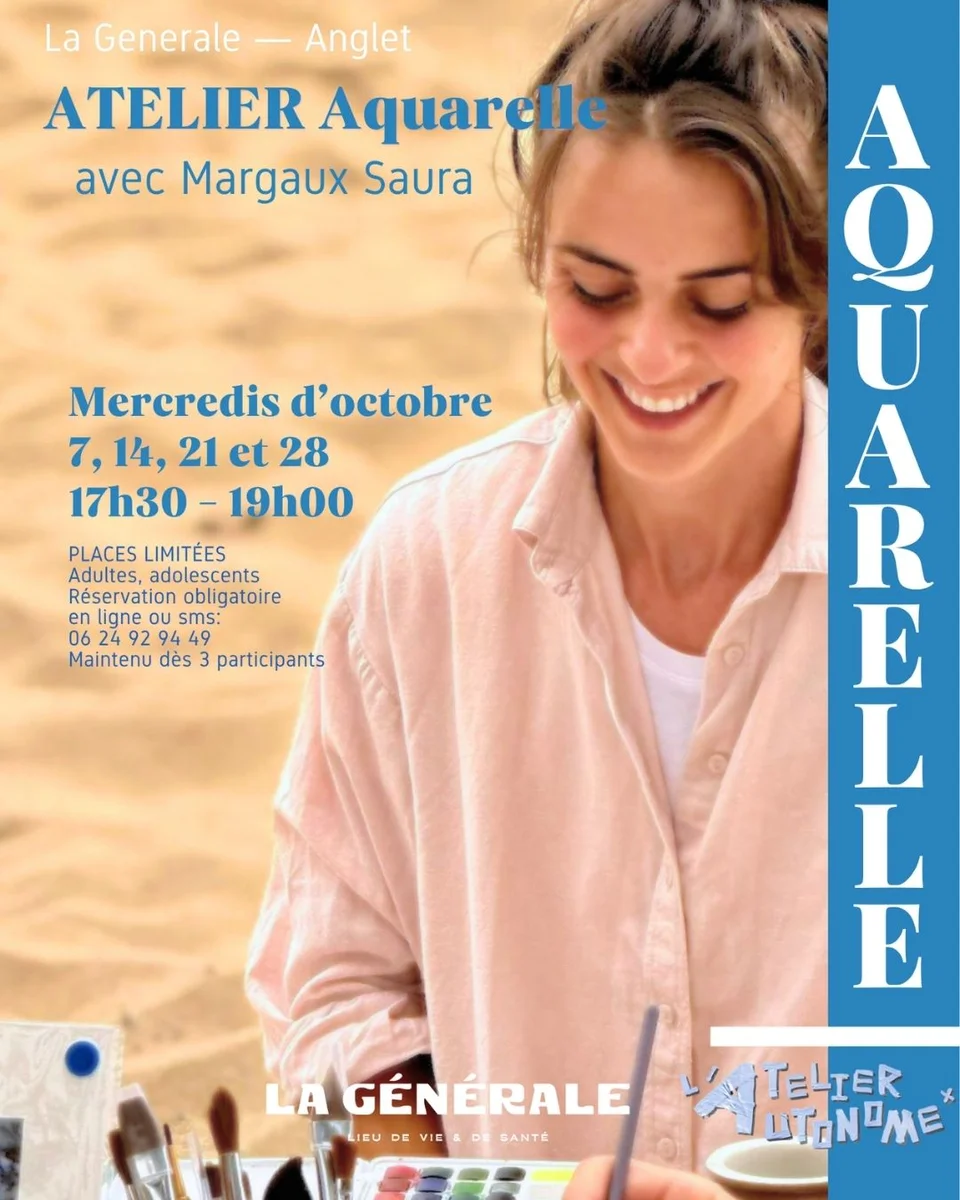 Atelier aquarelle avec Margaux Saura