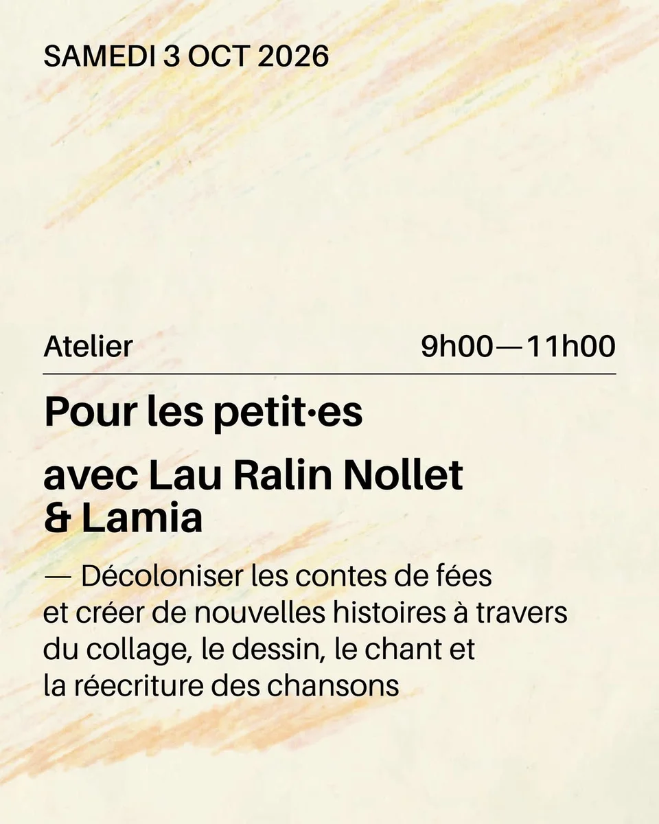 Workshop for kids: Decolonizing fairy tales with Lau Ralin Nollet & Lamia
