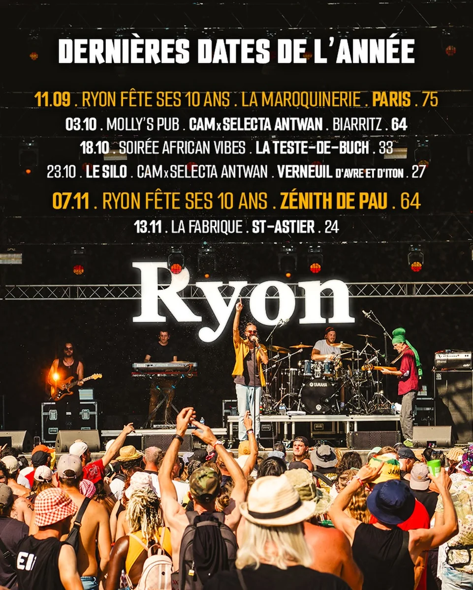 RYON fête ses 10 ans à La Maroquinerie