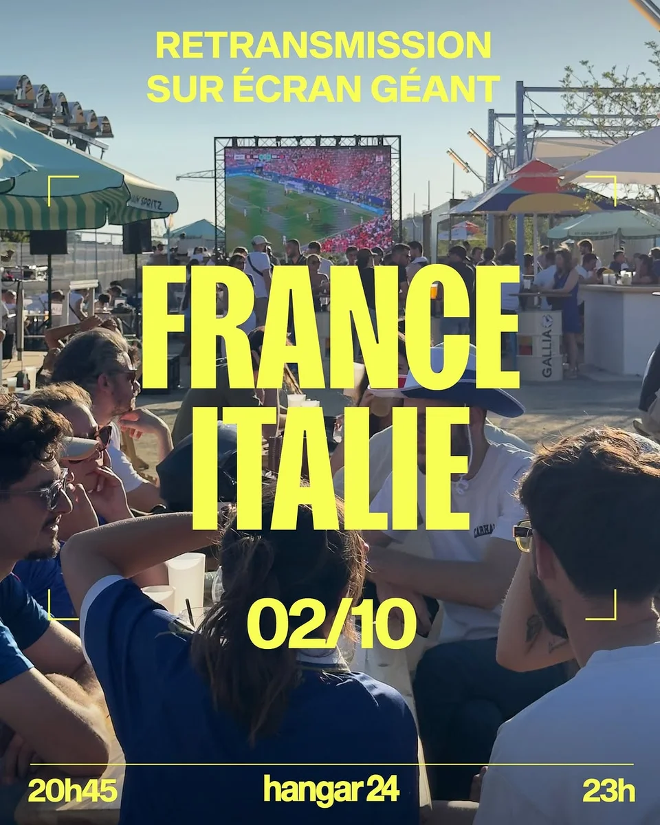 Screening party: France vs Italy match