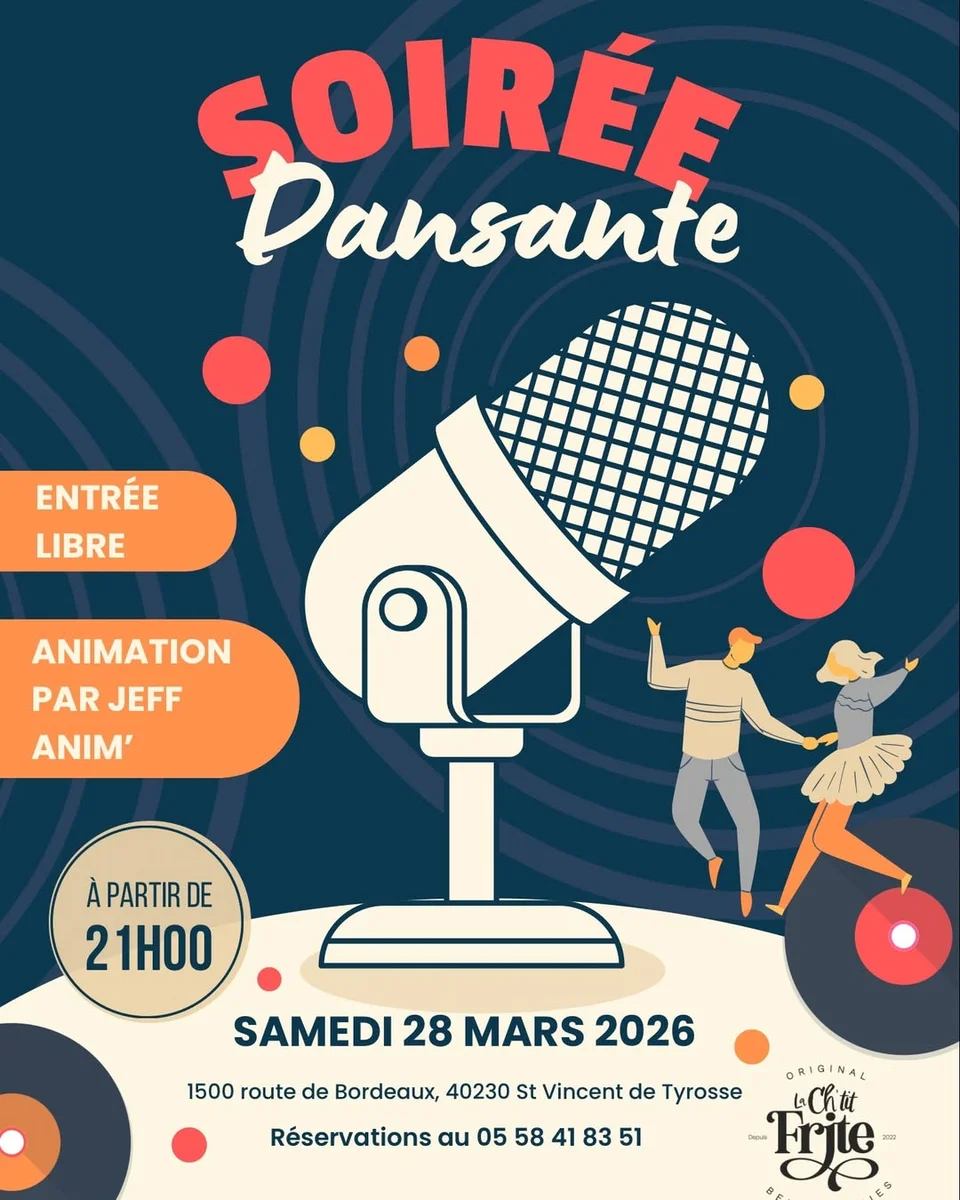 Dance party at La Ch’tit Frite (hosted by Jeff Anim’)