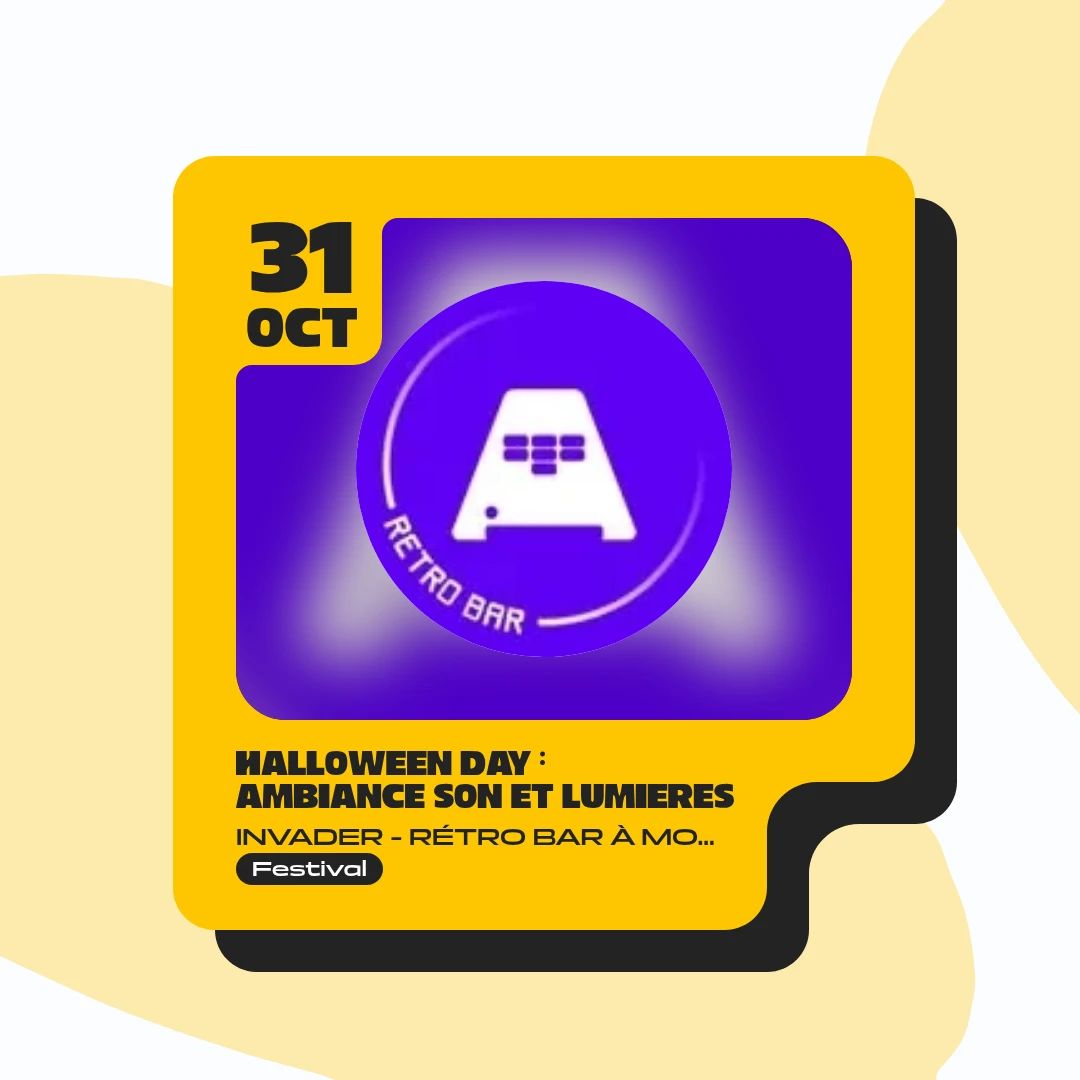 Día de Halloween: ambiente de sonido y luces