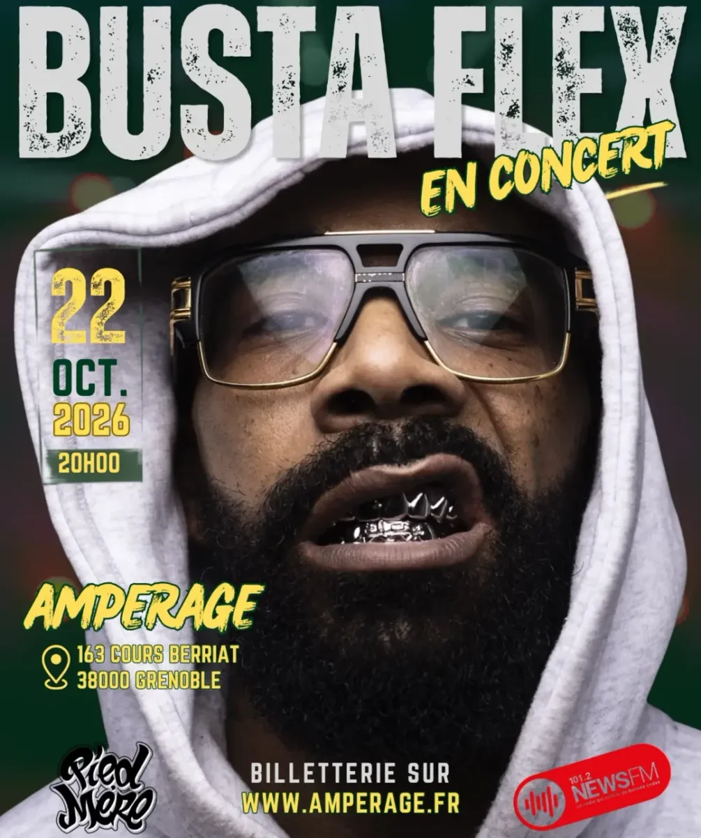 Busta Flex en concierto en Grenoble