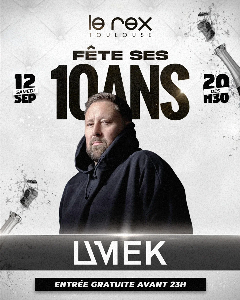 Rex's 10th Anniversary with UMEK and electro line-up