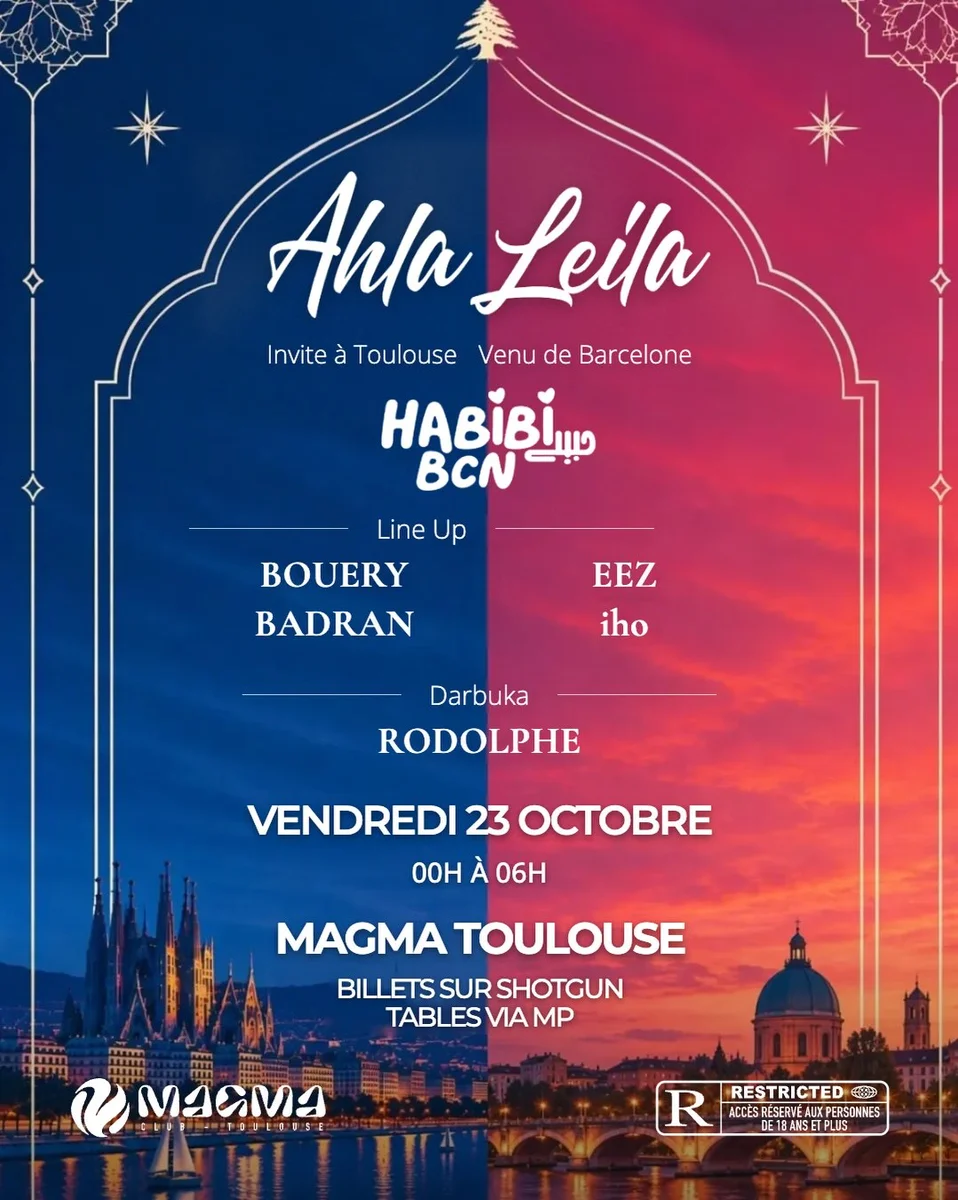 Noche con Ahla Leila y Line-Up Oriental en Magma
