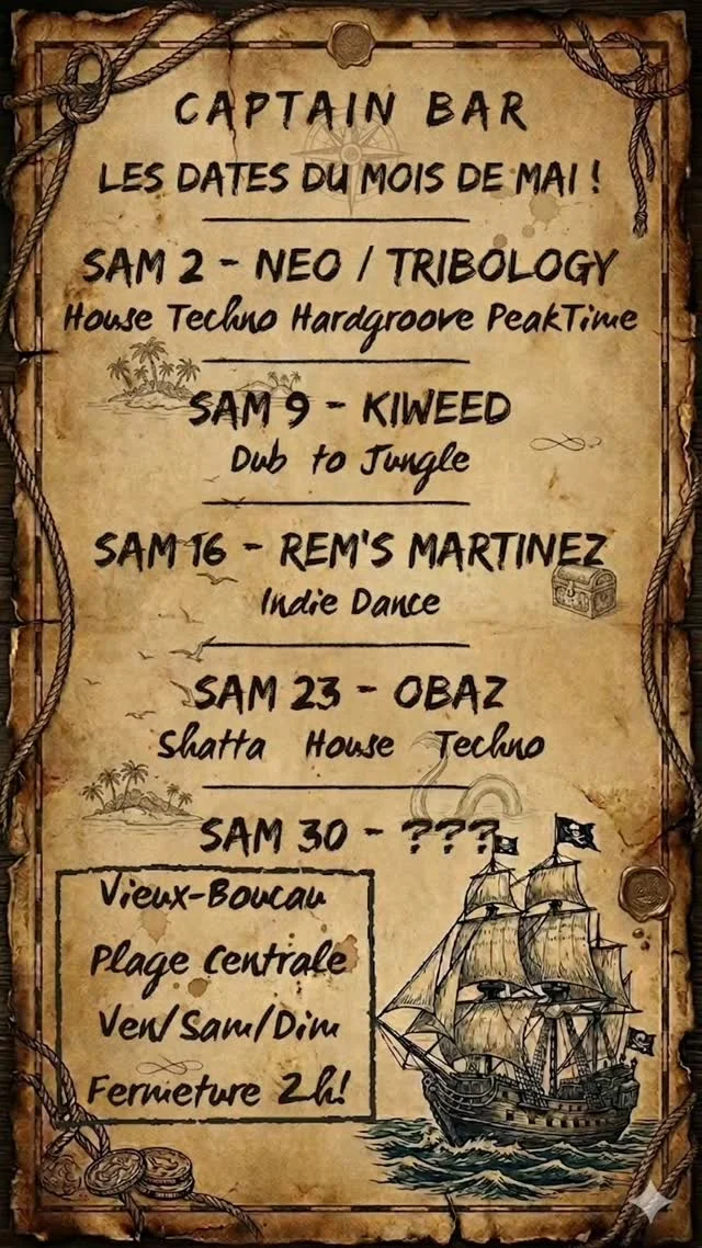 Captain Bar : soirée DJ KIWEED (Dub to Jungle)
