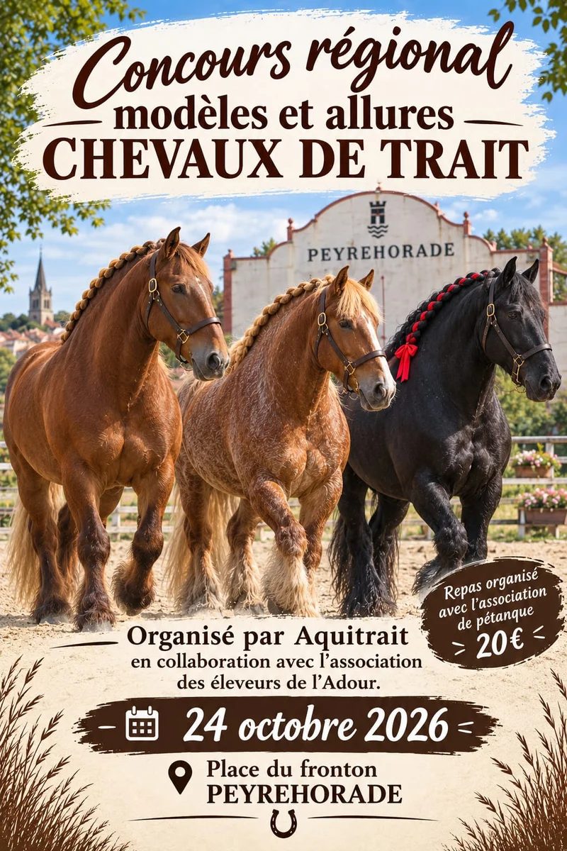 Regional draft horse models and gaits competition