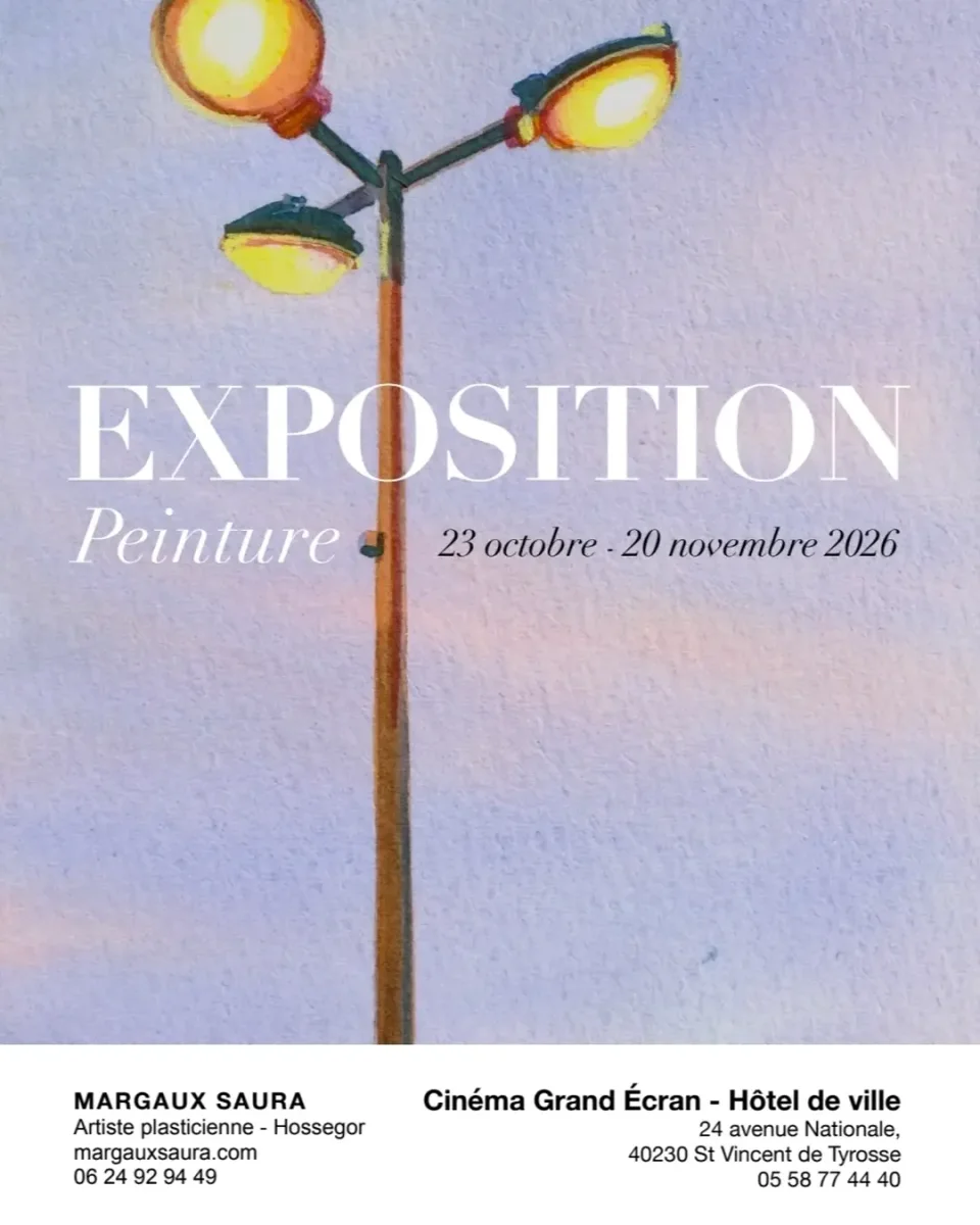 Exposition de peintures : Margaux Saura