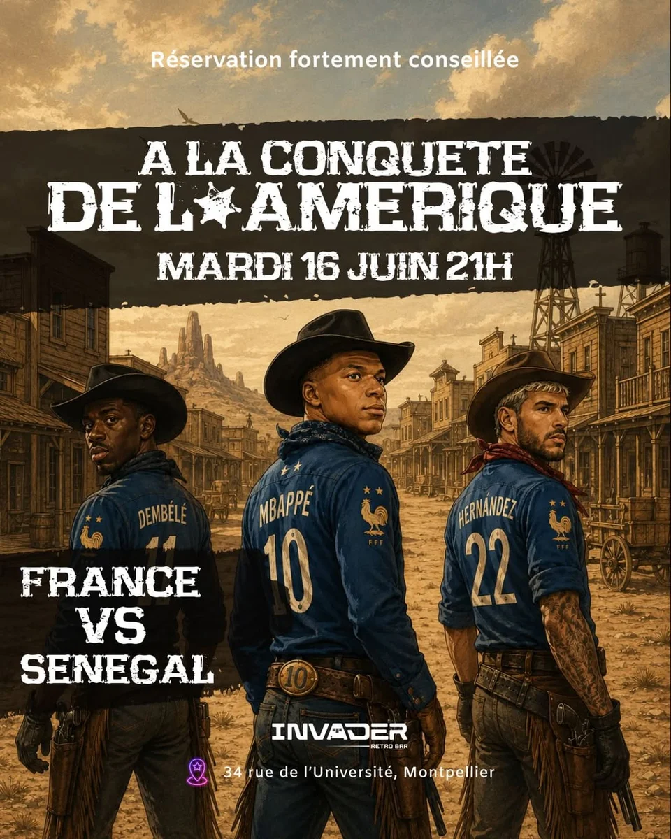 Diffusion France vs Sénégal sur grand écran (Coupe du monde)