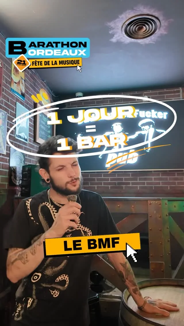 Barathon Bordeaux – Fête de la Musique (stop au BMF)