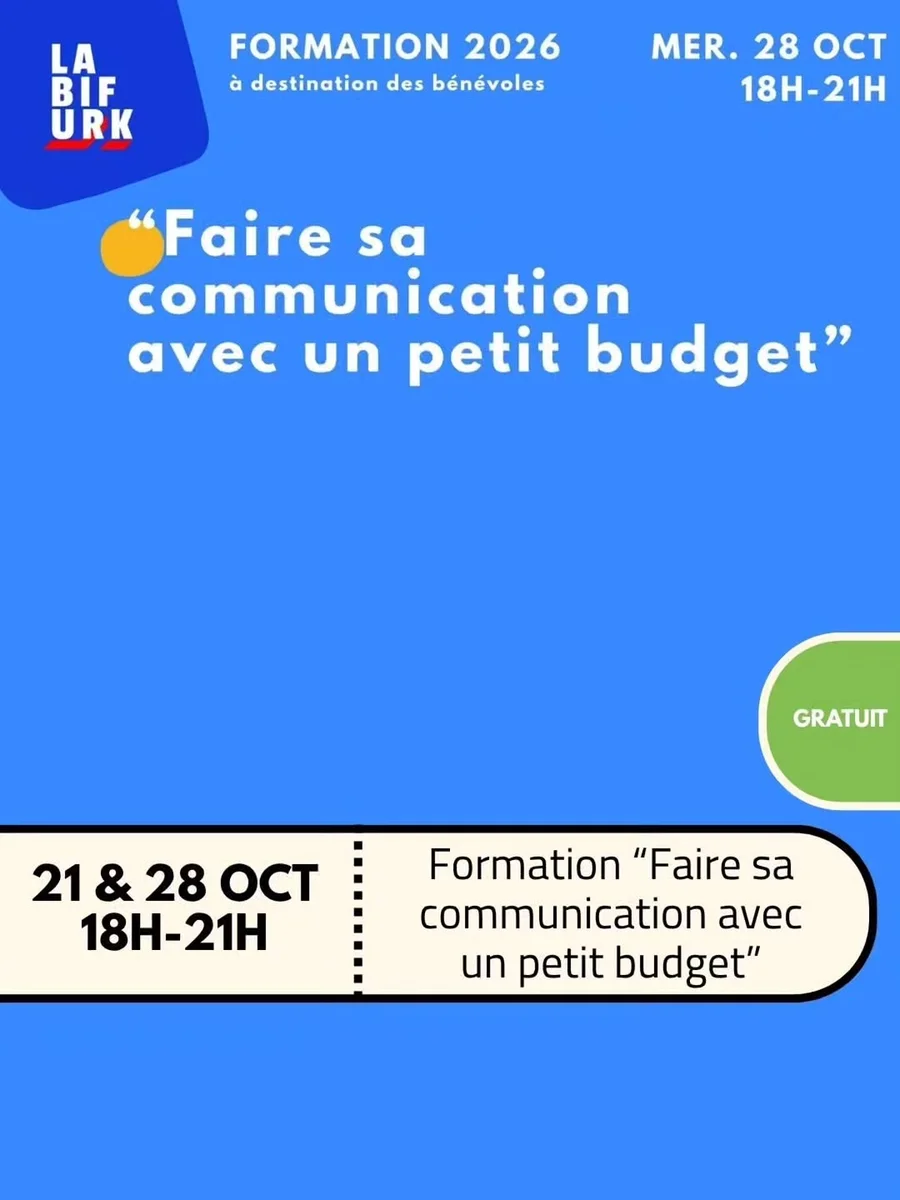 Training 'Do your communication on a small budget'