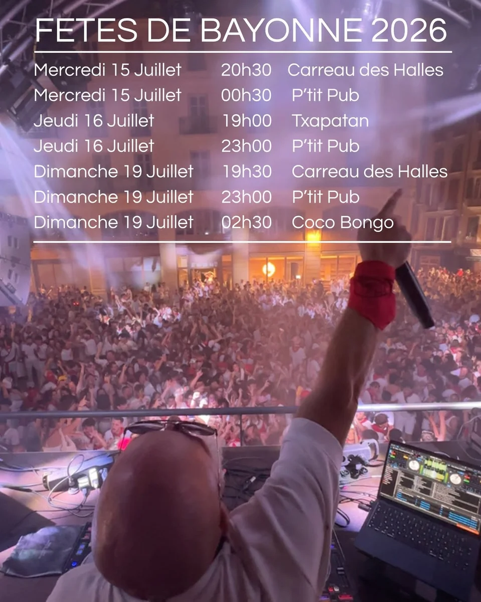 Soirée au Carreau des Halles — Fêtes de Bayonne 2026
