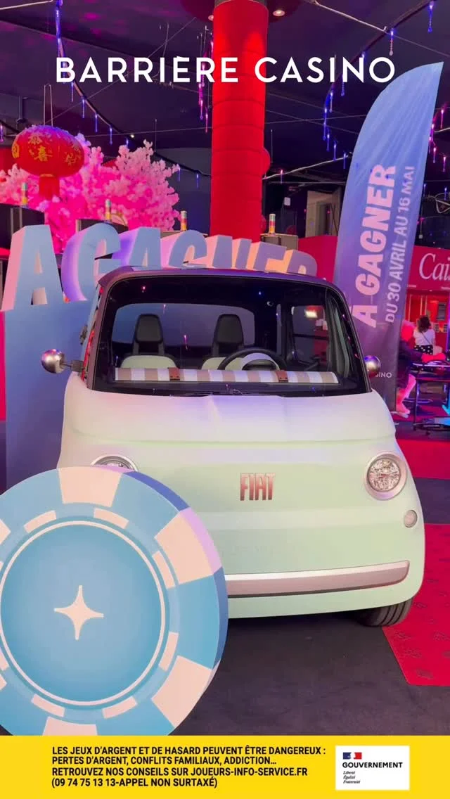 Soirée DJ & tirage au sort « Fiat Topolino » au Casino Barrière de Biarritz