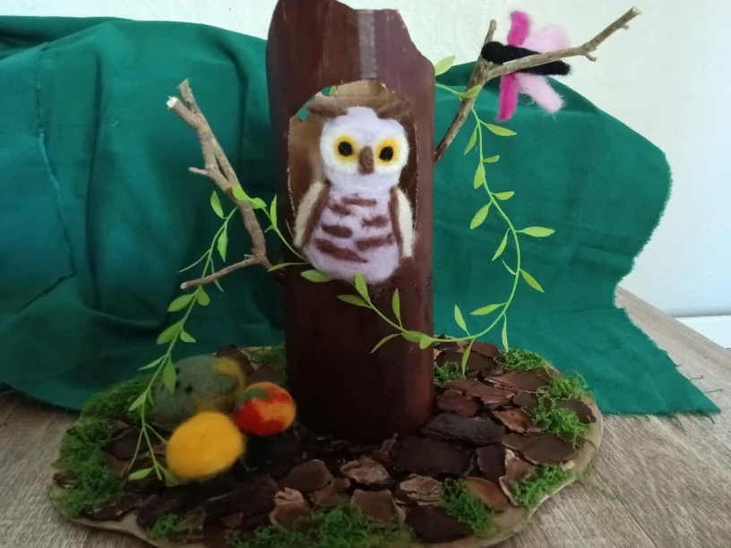 Otoño en Escena: Taller infantil: Creación de un búho y su nido