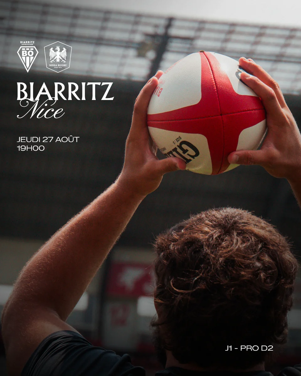 Match Pro D2 : Biarritz Olympique Pays Basque vs Nice Rugby