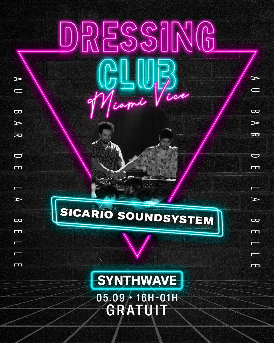 MIAMI VICE • Noche Synthwave en La Belle