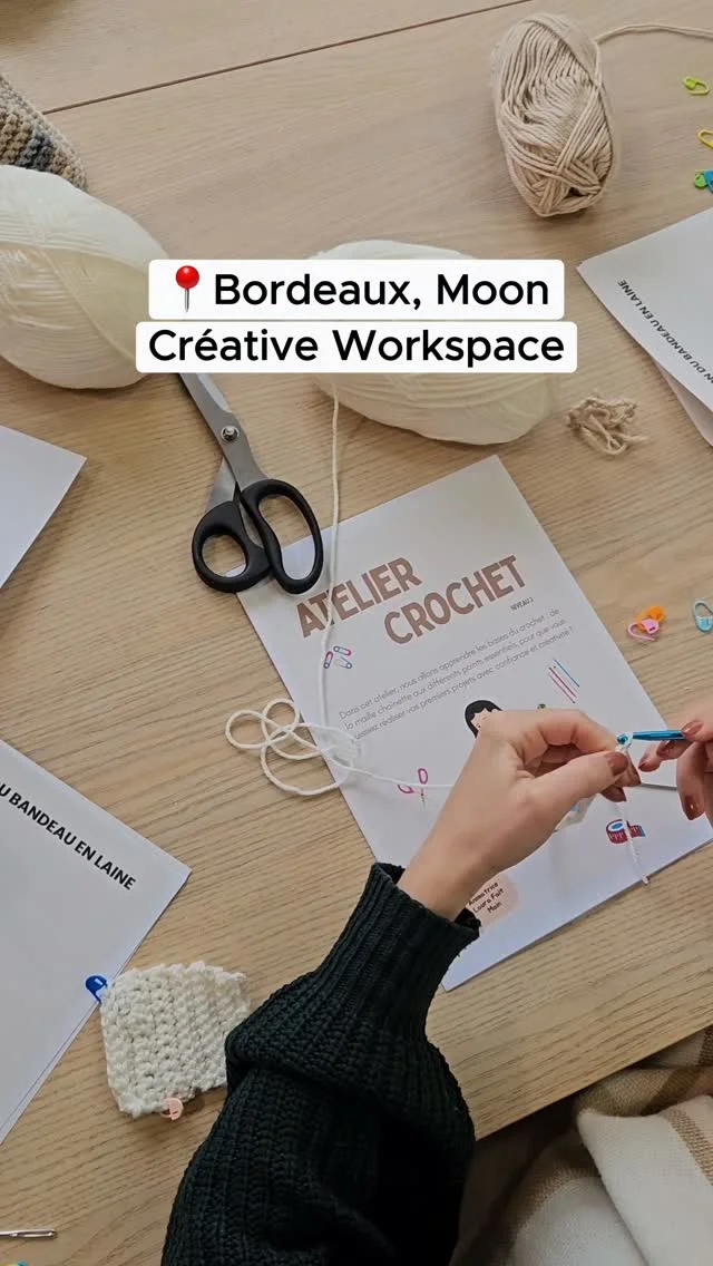 Atelier crochet à Bordeaux