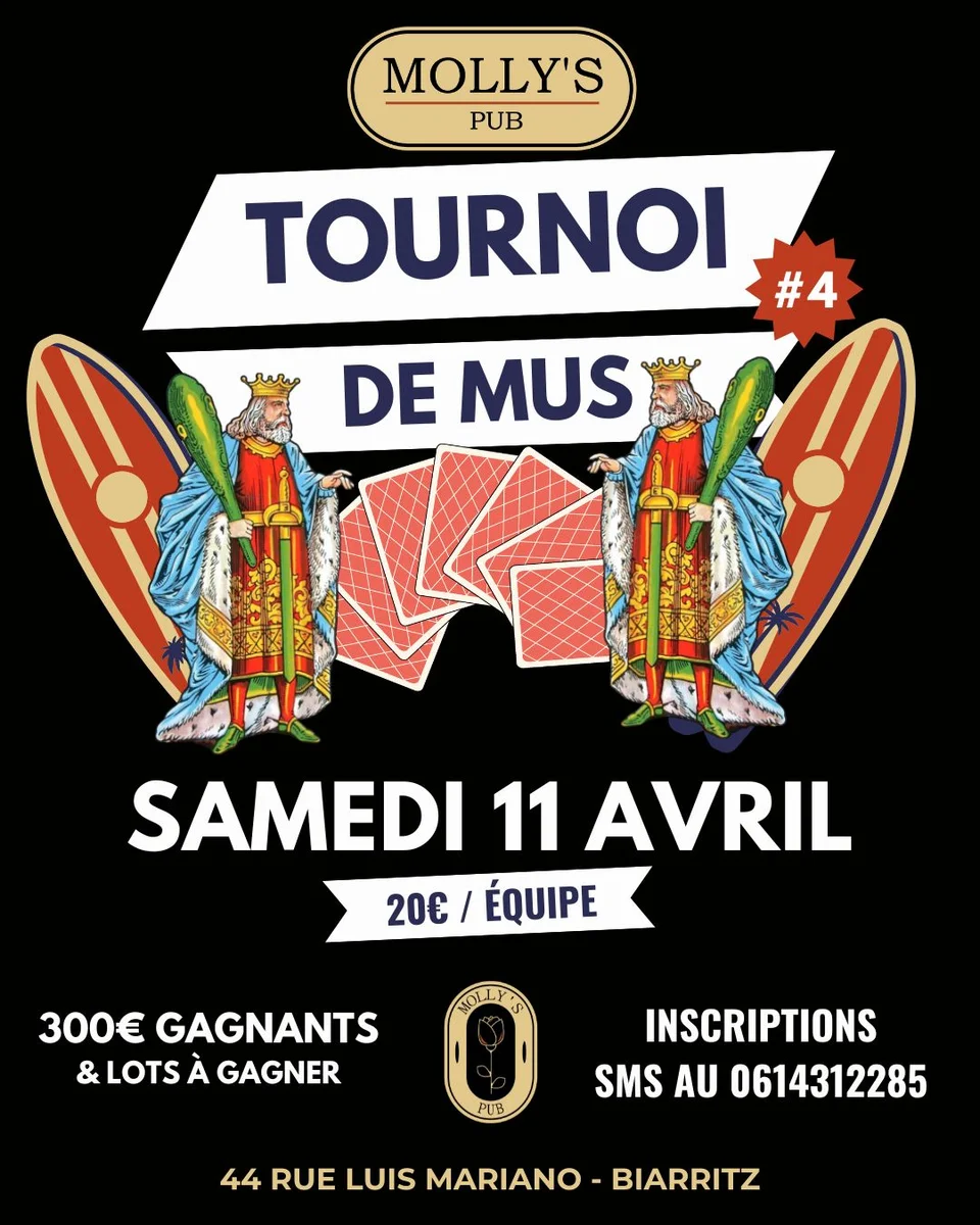Tournoi de Mus #4 au Molly’s Pub (Biarritz)