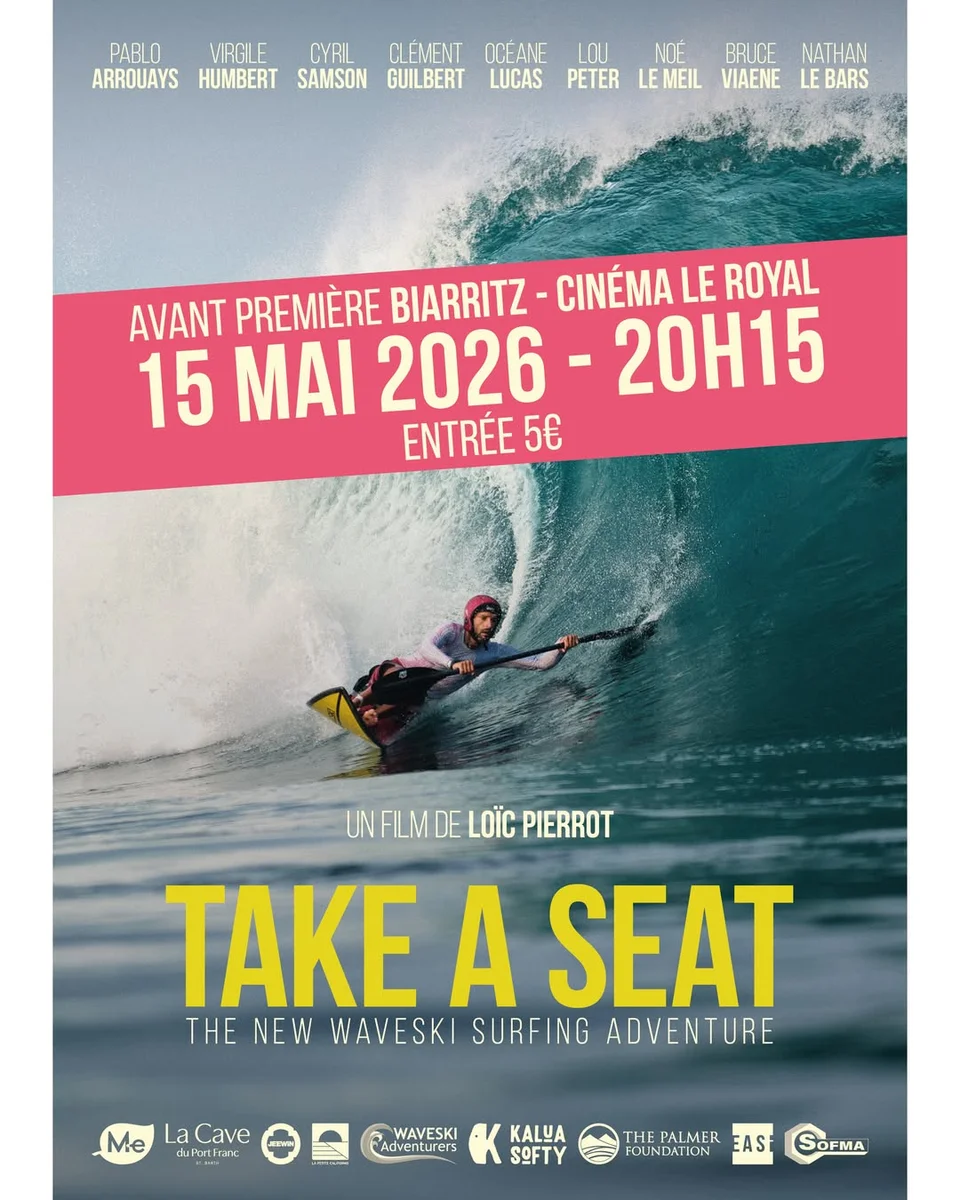 Estreno en Biarritz: “Take a Seat”, la aventura de waveski surf