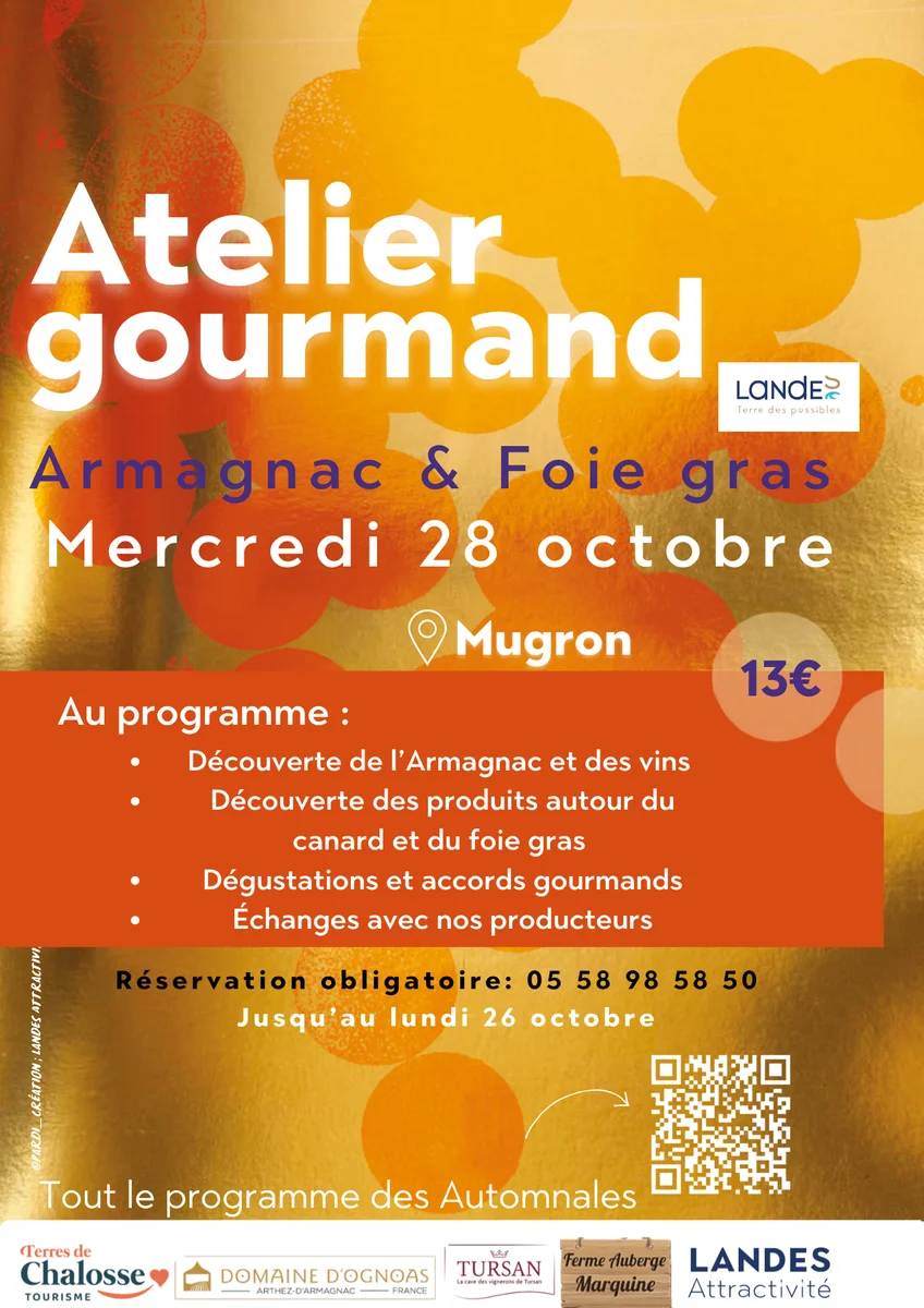 Gourmet workshop "Automnales du foie gras et de l'armagnac"