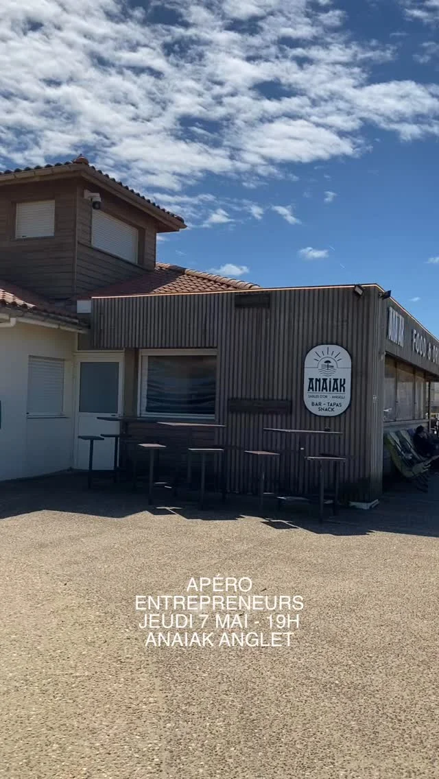 Apéro Entrepreneurs à Anaiak Anglet (vue océan)