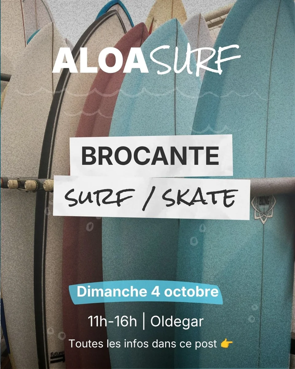 Surf & Skate Flea Market with Aloasurf at Oldegar