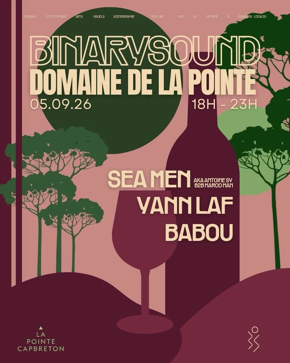 Endless Summer Party au Domaine de la Pointe avec Sea Men, Antoine SV, Marco Man, Yann Laf & Babou