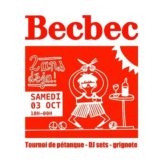 Becbec's Birthday - Pétanque tournament, DJ sets and snacks