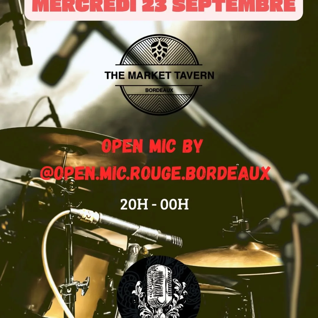 Soirée Open Mic by @open.mic.rouge.bordeaux