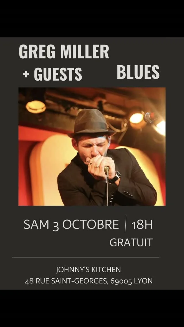 Blues concert with Greg Miller